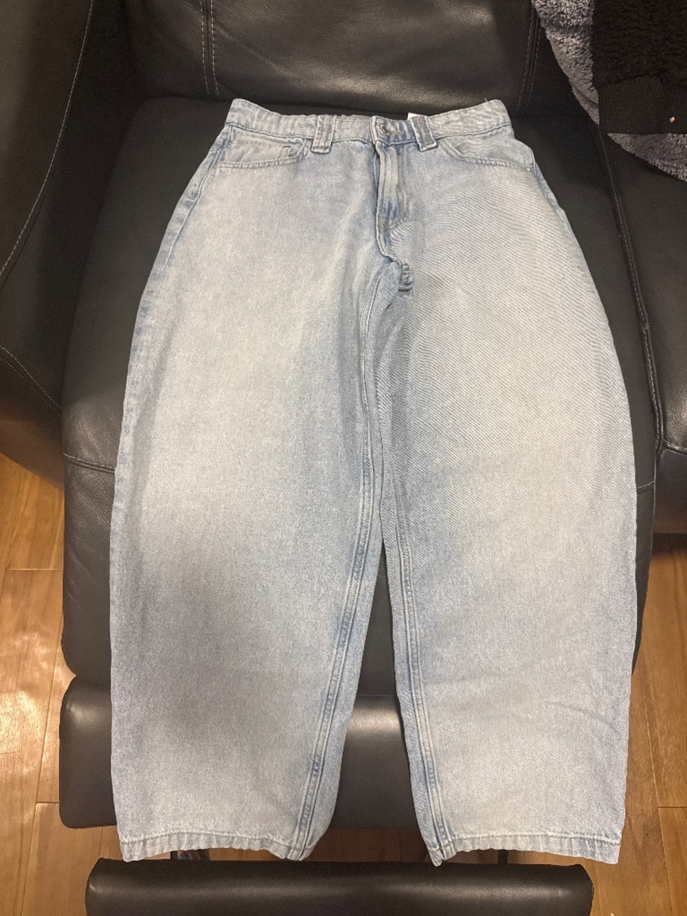 H&M Kids light wash baggy jeans
